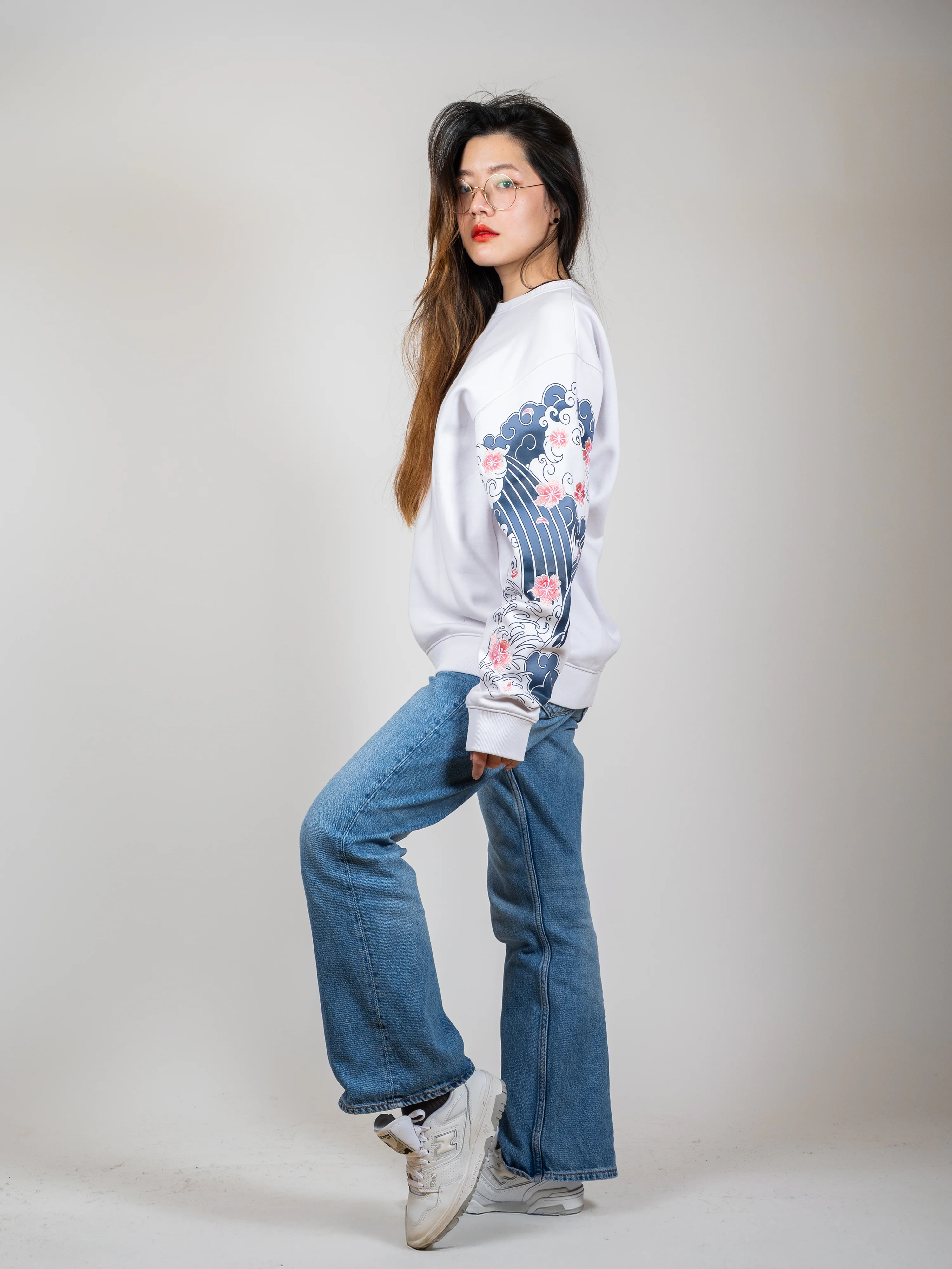 Sweat Blanc Sakura - Image 7