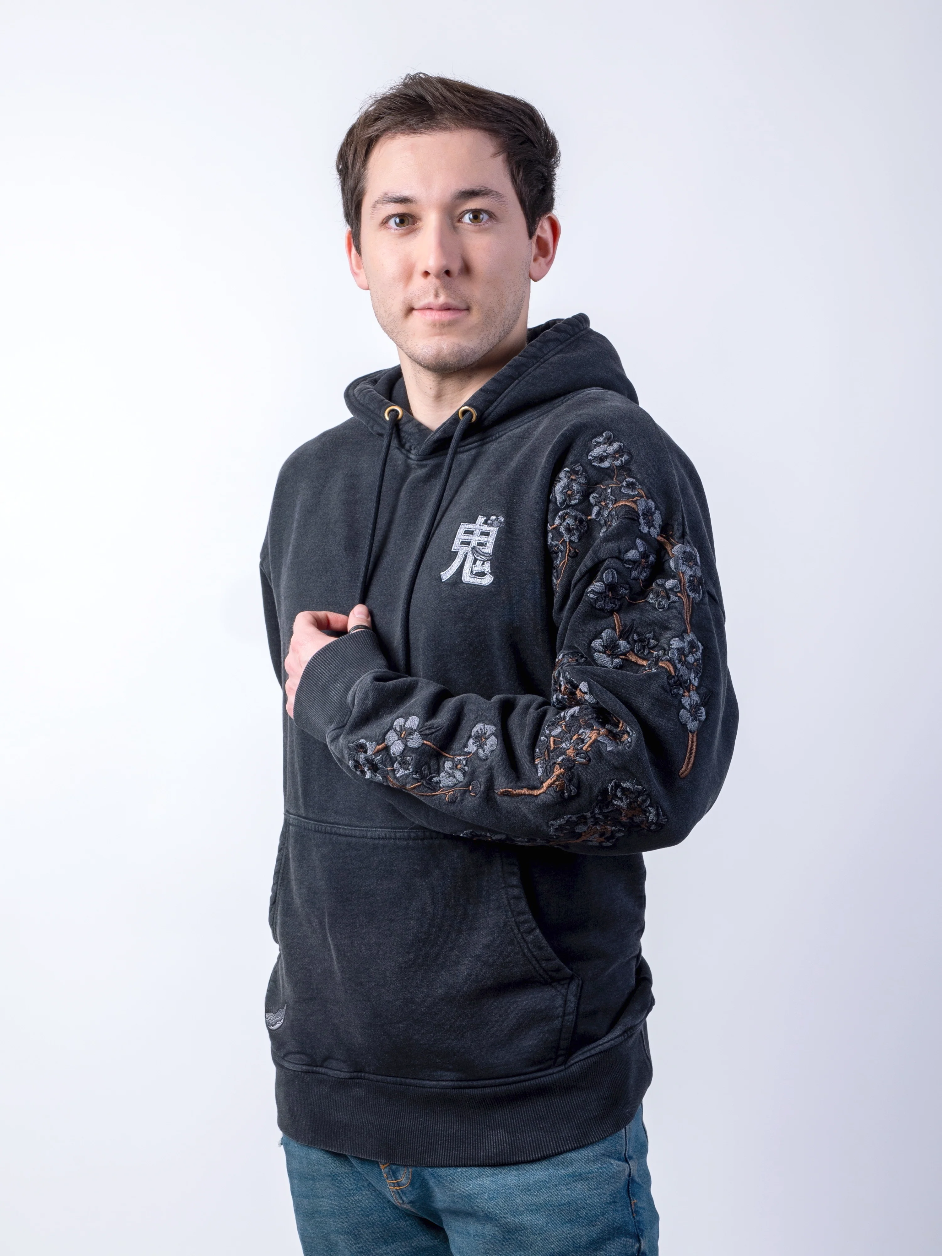 Hoodie Black Sakura - Image 7